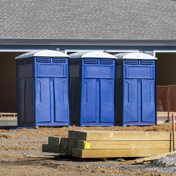 what is the maximum capacity for a single porta potty in Black Forest